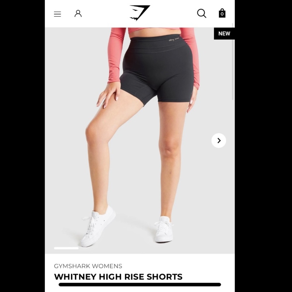 Gymshark x Whitney Simmons High Rose Shorts